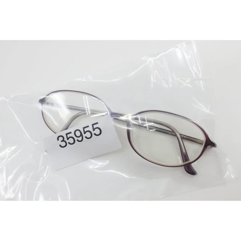 Silhouette M 1555 710 6058 Purple Oval Eyeglasses Frames Austria 50-16-135